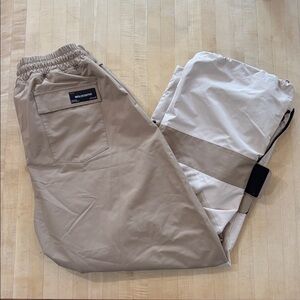 NWOT Molocoster Unisex Freestyle Fleece-Lined Ski Snowboard Bibs 2XL Baggy Cargo